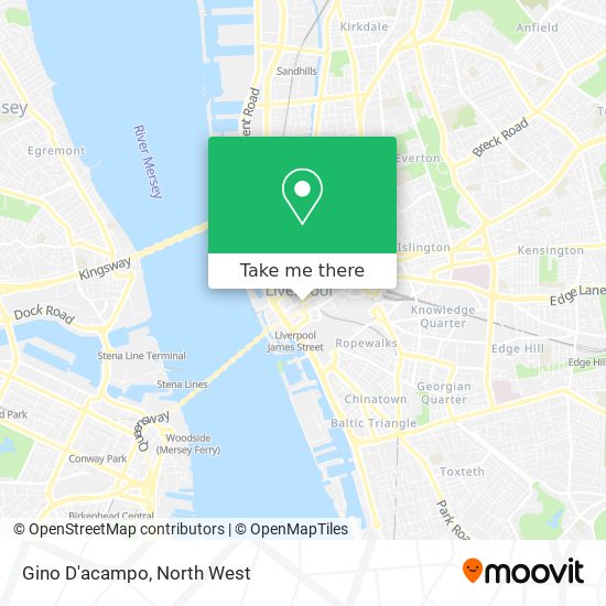 Gino D'acampo map