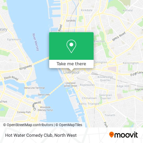 Hot Water Comedy Club map