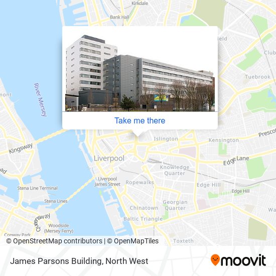 James Parsons Building map