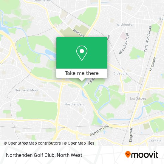 Northenden Golf Club map