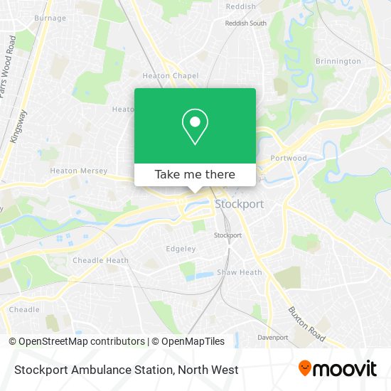 Stockport Ambulance Station map