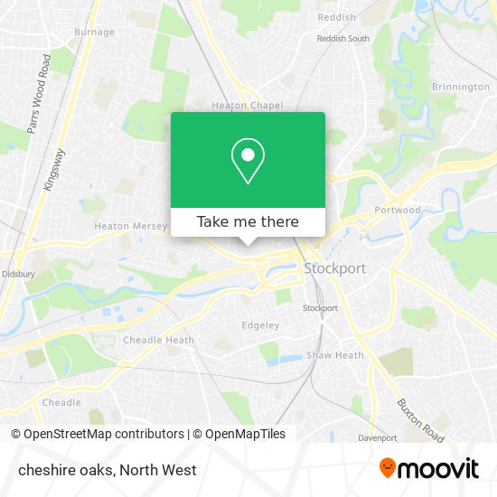 cheshire oaks map