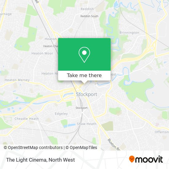 The Light Cinema map