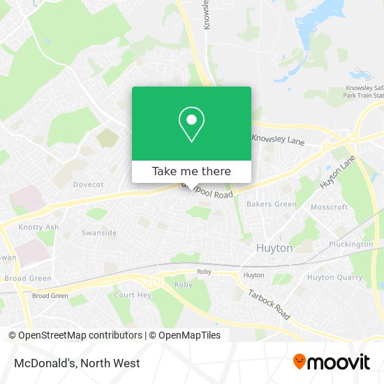 McDonald's map