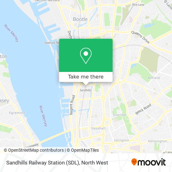 Sandhills Railway Station (SDL) map