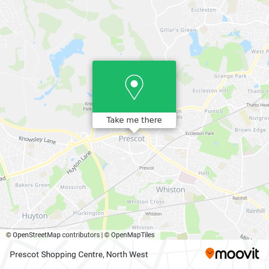 Prescot Shopping Centre map