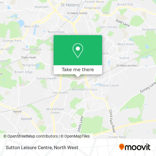 Sutton Leisure Centre map