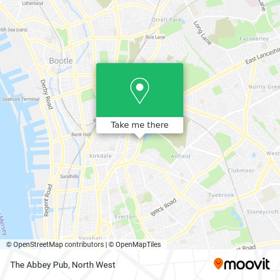 The Abbey Pub map