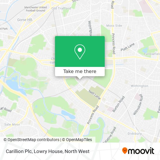 Carillion Plc, Lowry House map