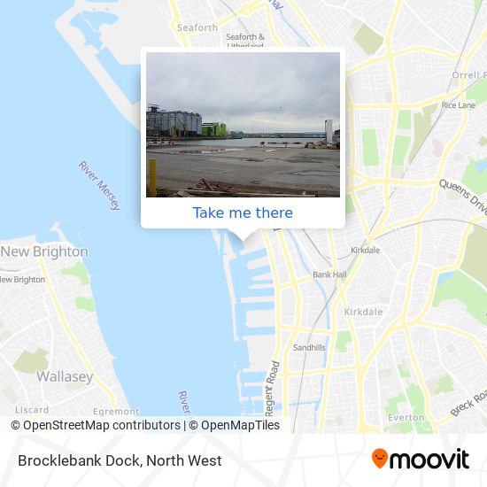 Brocklebank Dock map