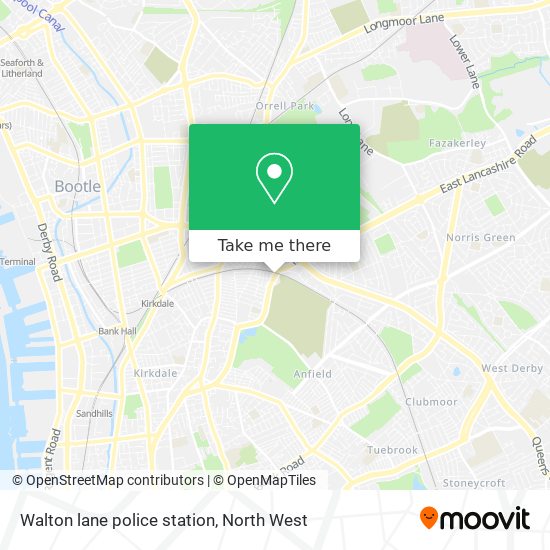 Walton lane police station map