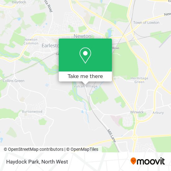 Haydock Park map