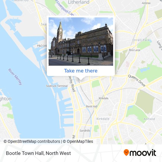 Bootle Town Hall map