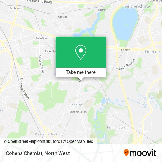 Cohens Chemist map