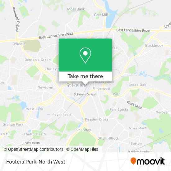 Fosters Park map