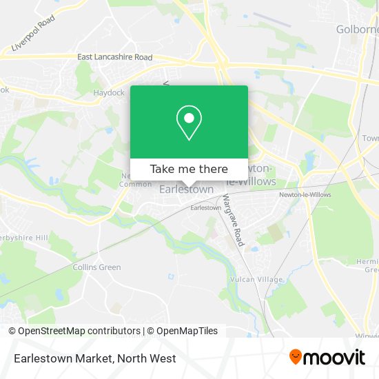 Earlestown Market map