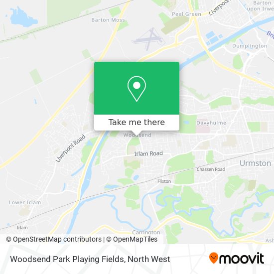 Woodsend Park Playing Fields map