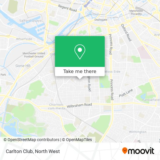 Carlton Club map