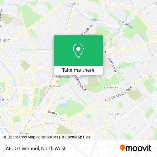 AFCO Liverpool map