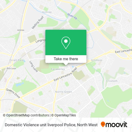 Domestic Violence unit liverpool Police map