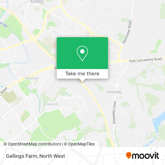 Gellings Farm map