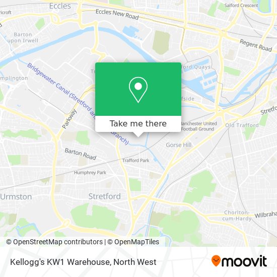 Kellogg's KW1 Warehouse map