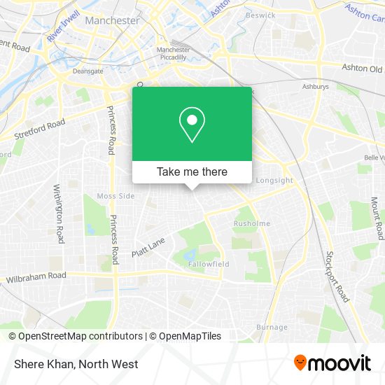 Shere Khan map