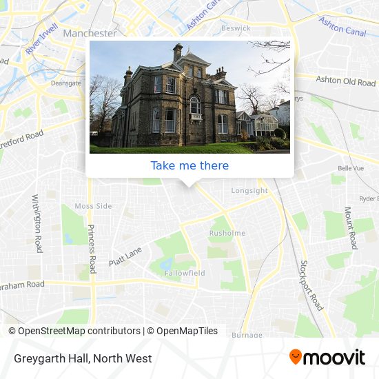 Greygarth Hall map