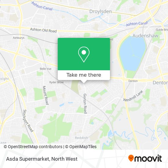 Asda Supermarket map