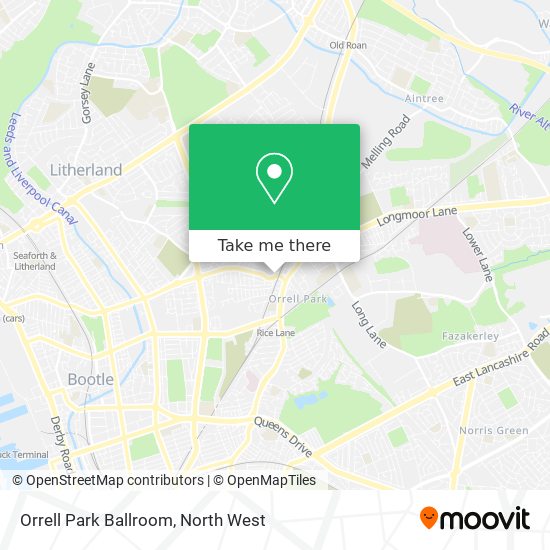 Orrell Park Ballroom map