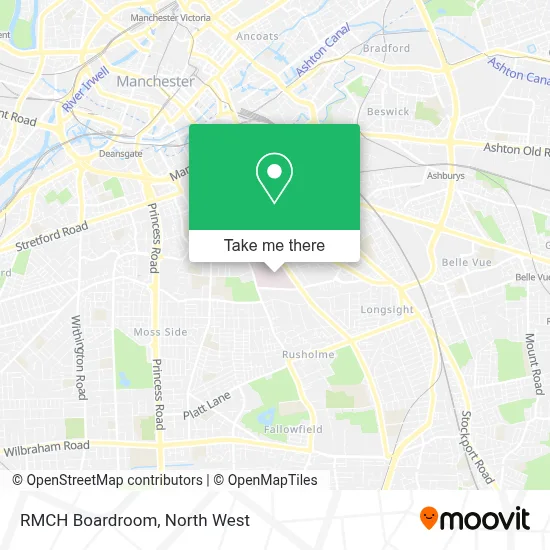 How to Get to RMCH Boardroom in Manchester by Bus, Light Rail or Train?