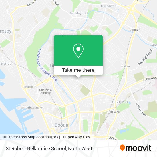 St Robert Bellarmine School map