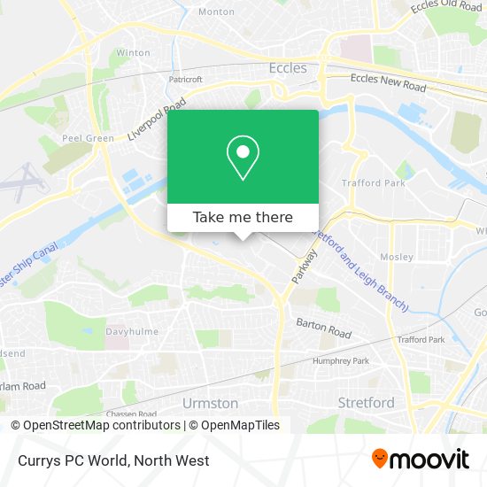 Currys PC World map