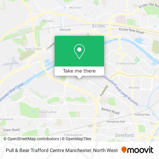 Pull & Bear Trafford Centre Manchester map