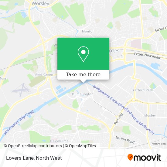 Lovers Lane map