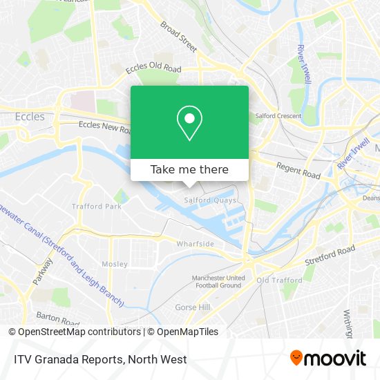 ITV Granada Reports map