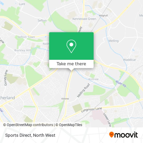 Sports Direct map