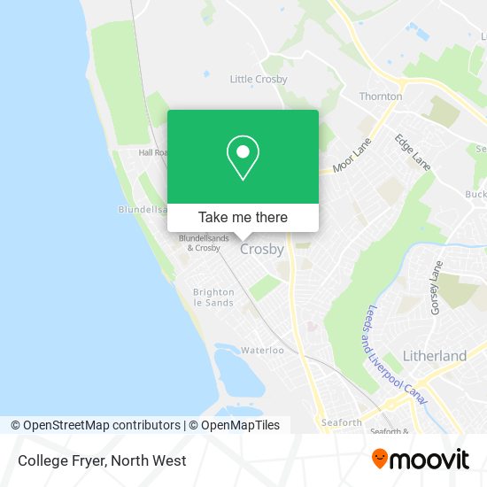 College Fryer map