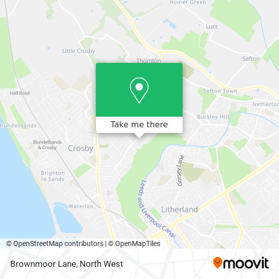 Brownmoor Lane map