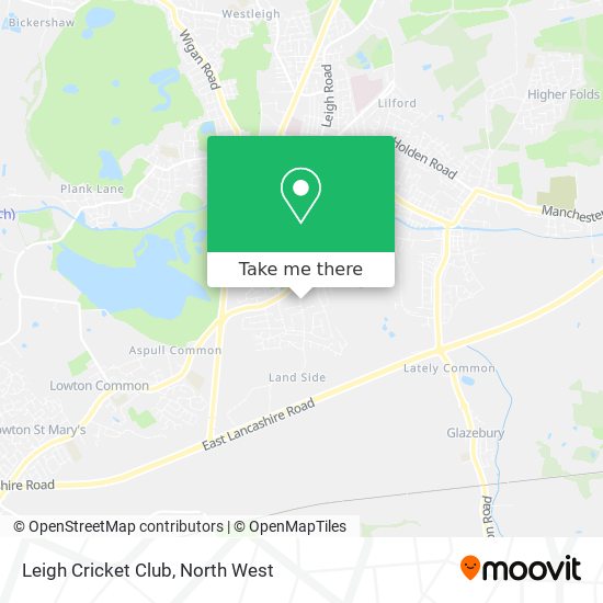 Leigh Cricket Club map