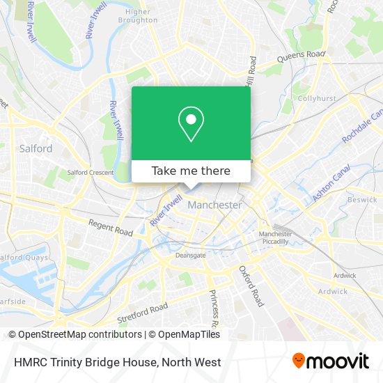 HMRC Trinity Bridge House map