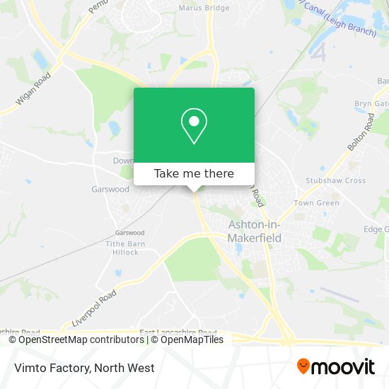 Vimto Factory map