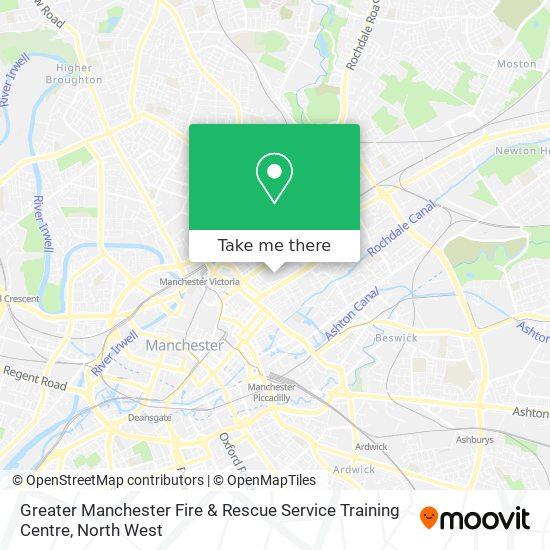 Greater Manchester Fire & Rescue Service Training Centre map
