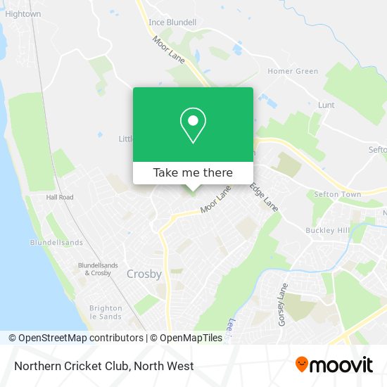 Northern Cricket Club map