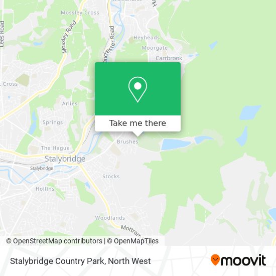 Stalybridge Country Park map