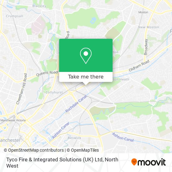 Tyco Fire & Integrated Solutions (UK) Ltd map