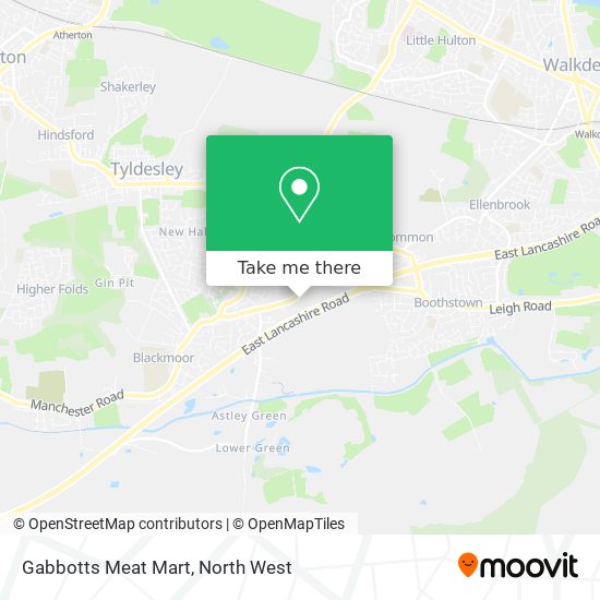 Gabbotts Meat Mart map