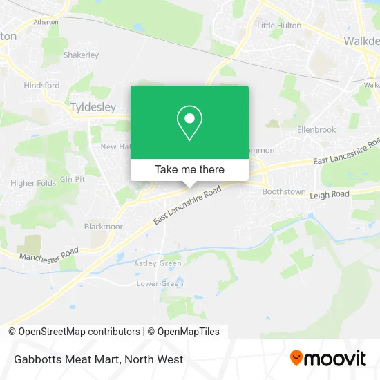 Gabbotts Meat Mart map