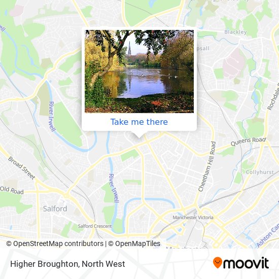 Higher Broughton map