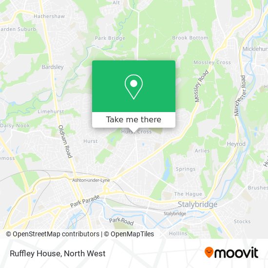 Ruffley House map